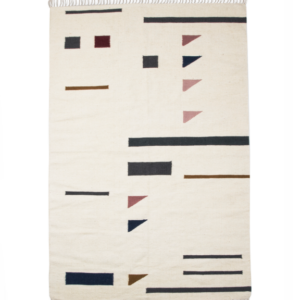 Tapis Kelim - Triangles de Couleur (Taille M)